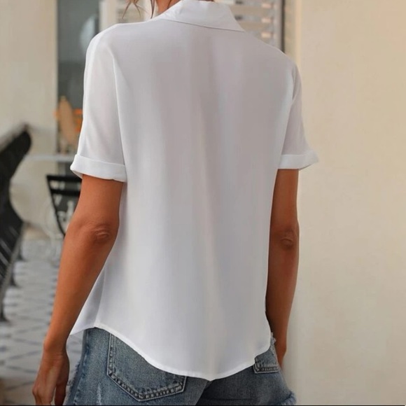 White button down top - Picture 7 of 7